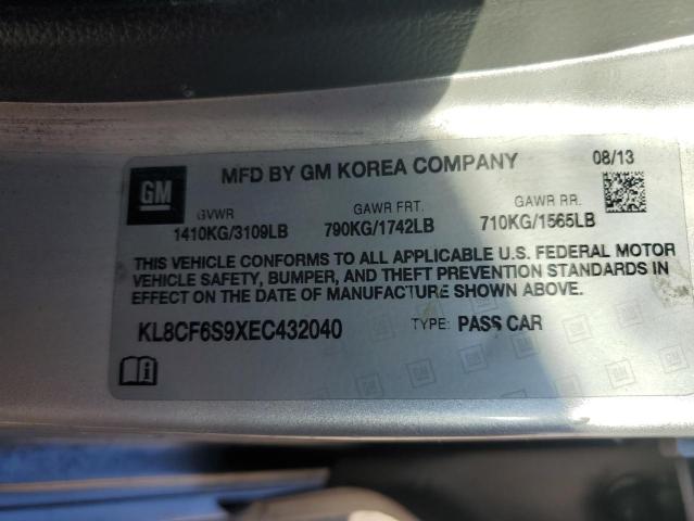 2014 CHEVROLET SPARK 2LT #3296278503