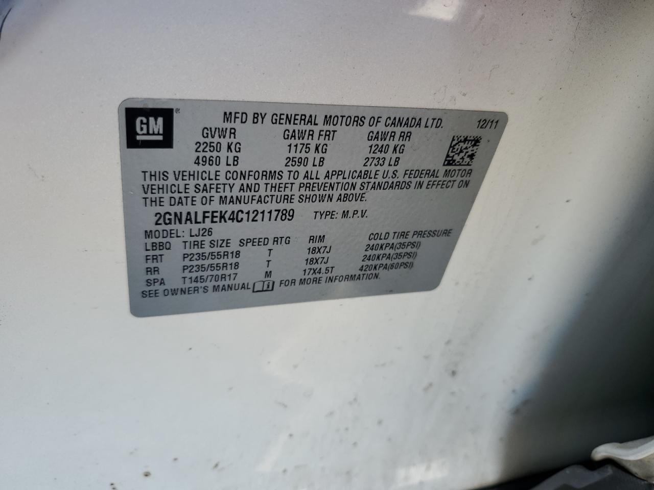 CHEVROLET EQUINOX LTZ