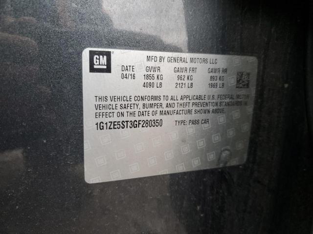 2016 CHEVROLET MALIBU LT - 1G1ZE5ST3GF280350