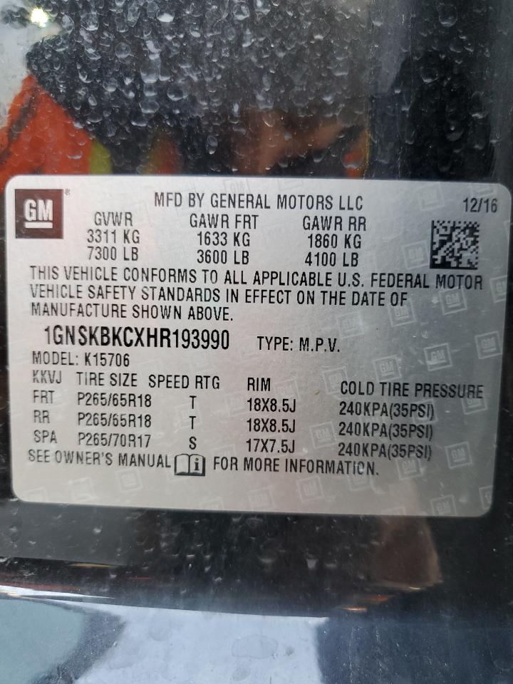 CHEVROLET TAHOE K1500 LT