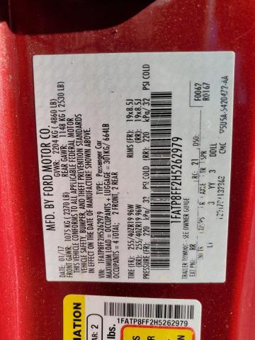 2017 FORD MUSTANG GT #3278713628