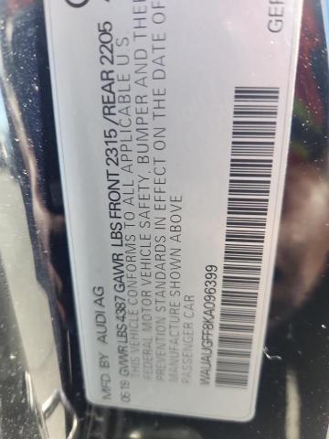 2019 AUDI A3 PREMIUM #3298072153