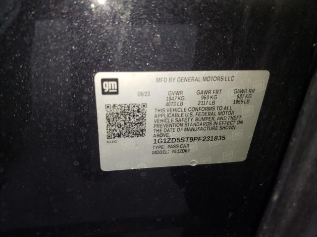 2023 CHEVROLET MALIBU LT - 1G1ZD5ST9PF231835