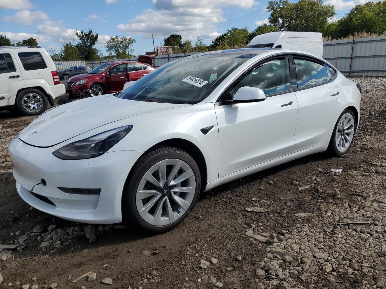 Lot #3296449649 2022 TESLA MODEL 3