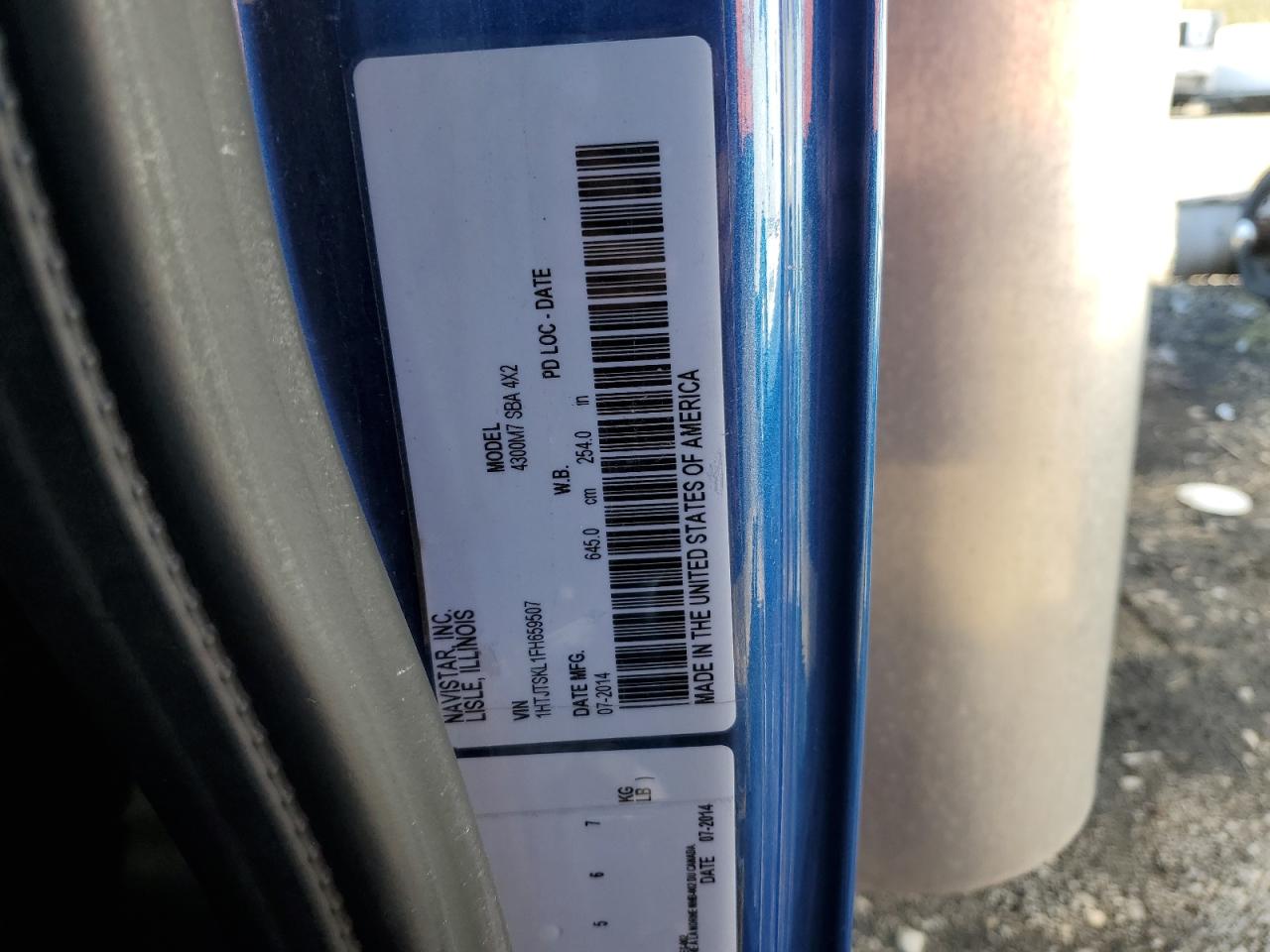 Lot #3290044262 2015 INTERNATIONAL 4000 4300