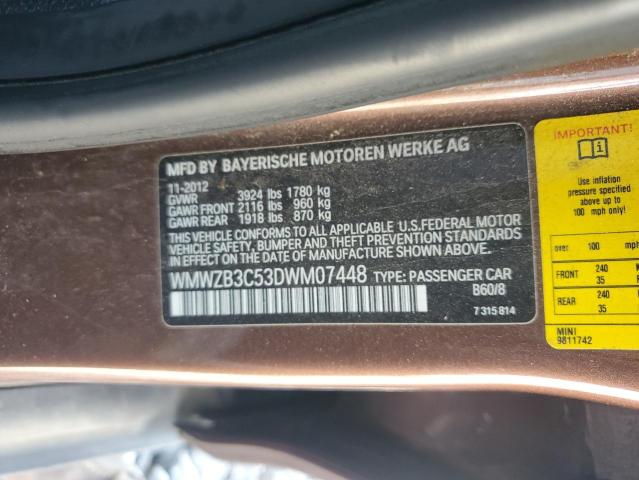 2013 MINI COOPER COU - WMWZB3C53DWM07448