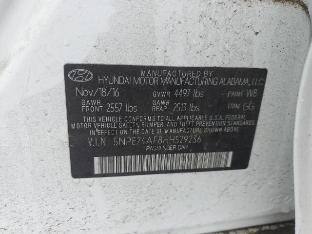 2017 HYUNDAI SONATA SE #3293502406