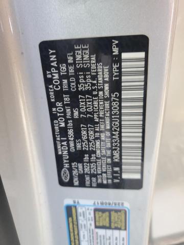 2016 HYUNDAI TUCSON LIM KM8J33A42GU130875