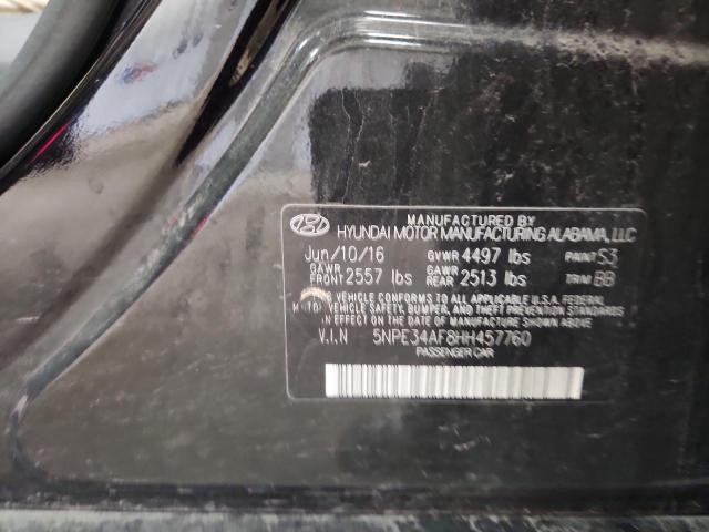 2017 HYUNDAI SONATA SPO - 5NPE34AF8HH457760