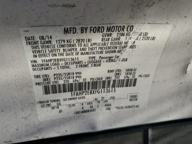 2015 FORD TAURUS - 1FAHP2E8XFG113615
