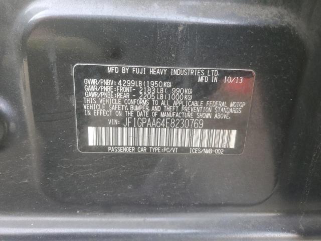 2014 SUBARU IMPREZA - JF1GPAA64E8230769
