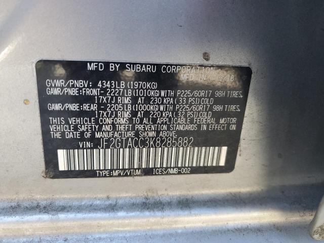 2019 SUBARU CROSSTREK PREMIUM #3308234152