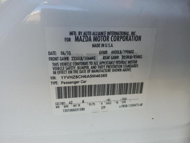 2010 MAZDA 6 I - 1YVHZ8CH6A5M46385