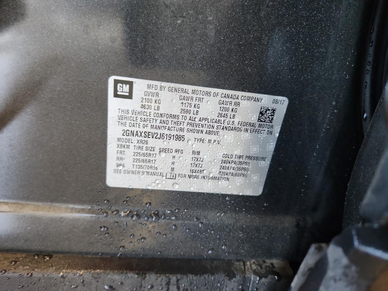 CHEVROLET EQUINOX LT