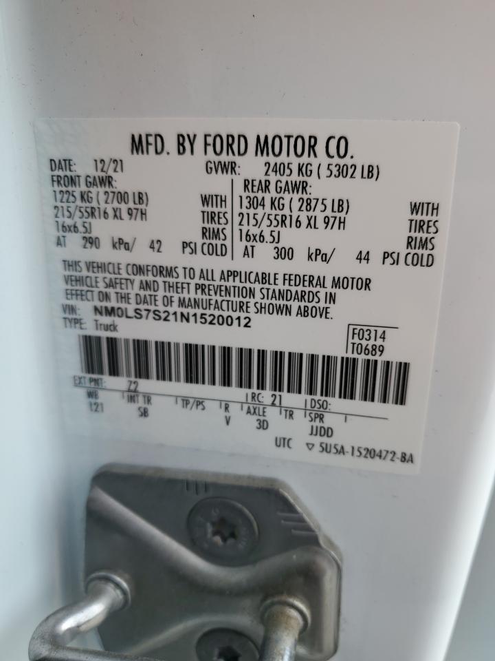 FORD TRANSIT CONNECT XL