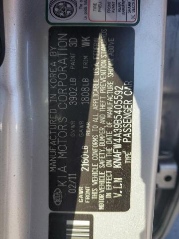 2011 KIA FORTE SX - KNAFW4A39B5405592