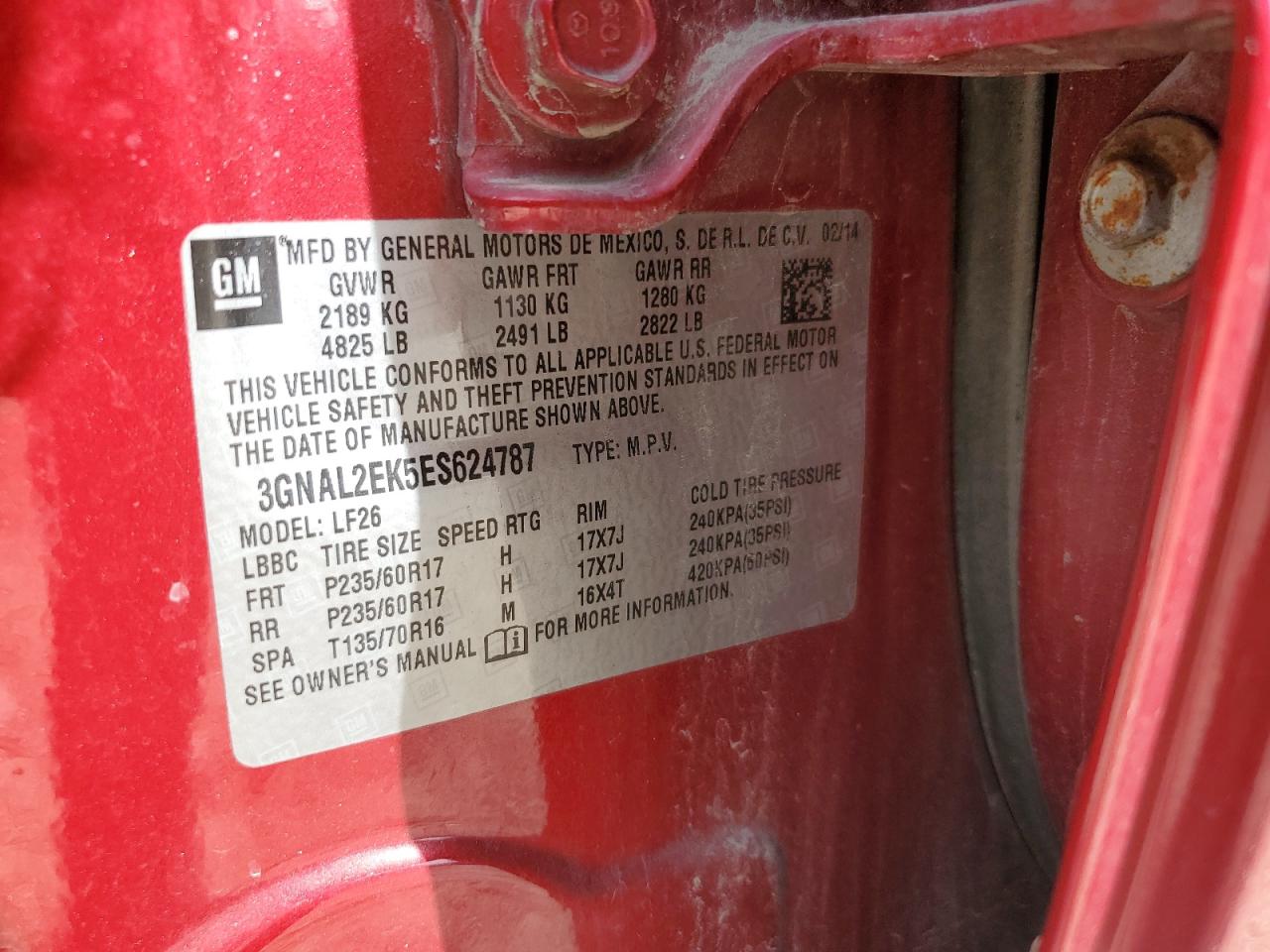 CHEVROLET CAPTIVA LS