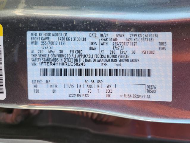 2024 FORD RANGER XLT - 1FTER4HH0RLE58243