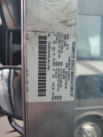 2020 FORD F59 #3304603462