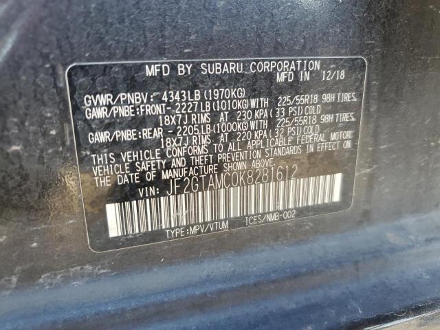 2019 SUBARU CROSSTREK #3297010360