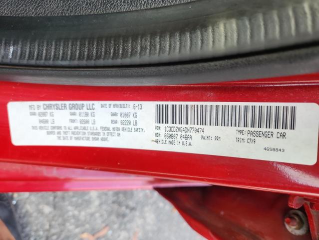 2013 DODGE AVENGER SE - 1C3CDZAG4DN770474