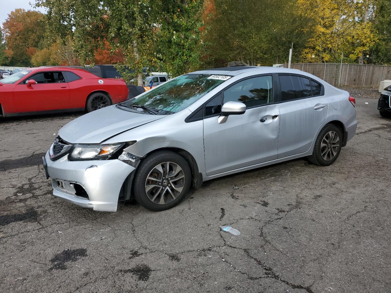 Lot #3284089547 2015 HONDA CIVIC EX