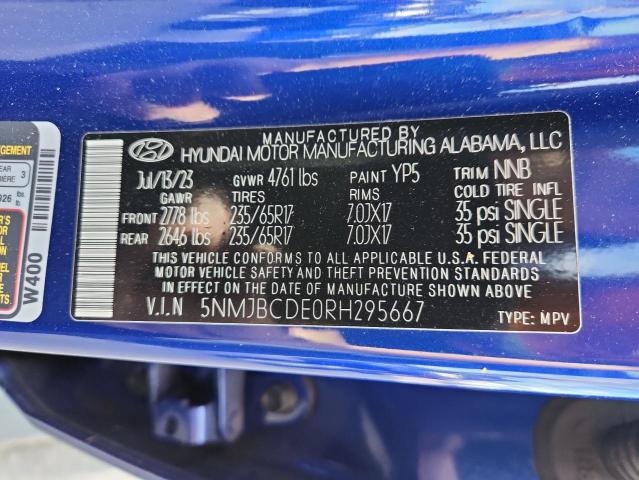 2024 HYUNDAI TUCSON SEL - 5NMJBCDE0RH295667