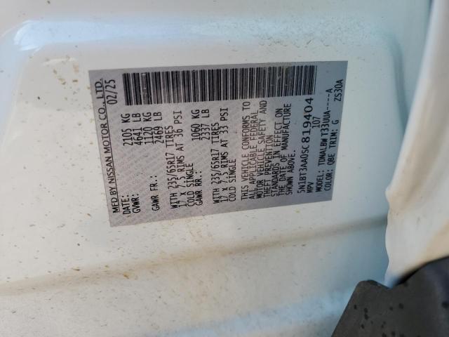 2025 NISSAN ROGUE S - 5N1BT3AA0SC819404