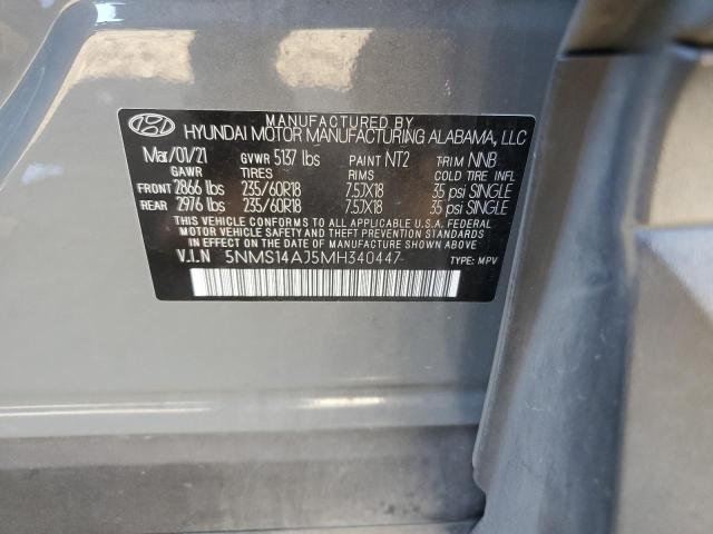 2021 HYUNDAI SANTA FE S #3316076224