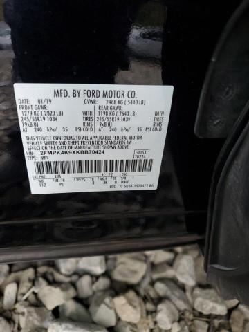 2019 FORD EDGE TITAN - 2FMPK4K9XKBB70424