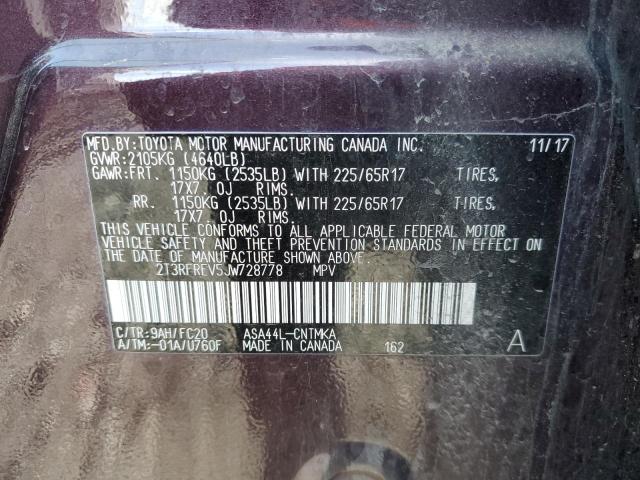 2018 TOYOTA RAV4 ADVEN #3287670072