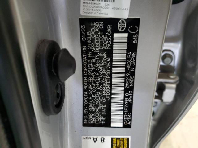 2023 TOYOTA COROLLA LE #3297962773