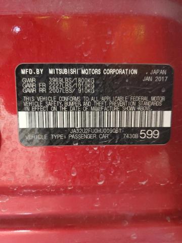 2017 MITSUBISHI LANCER ES JA32U2FU0HU009061