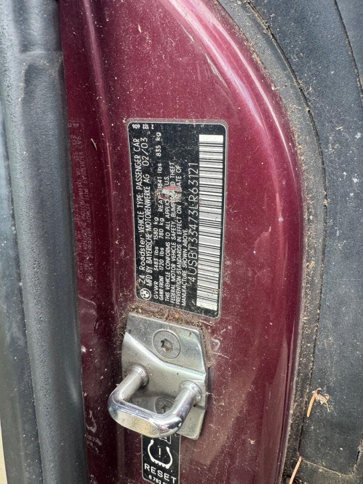 Lot #3273749381 2003 BMW Z4 2.5