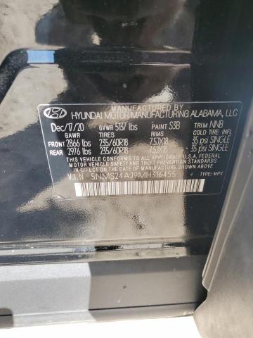 2021 HYUNDAI SANTA FE S 5NMS24AJ9MH316455