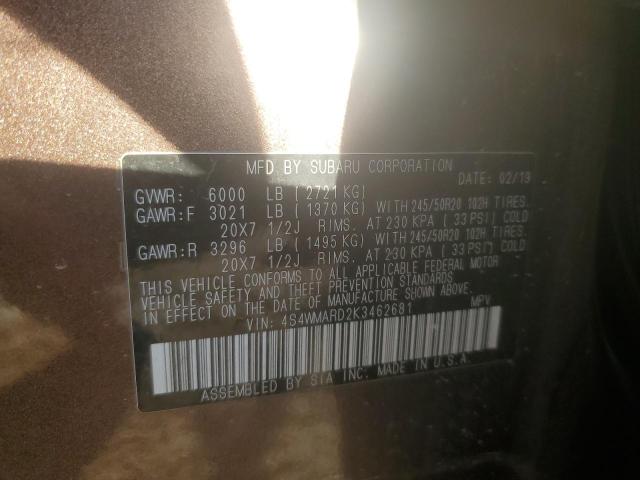 2019 SUBARU ASCENT TOU - 4S4WMARD2K3462681