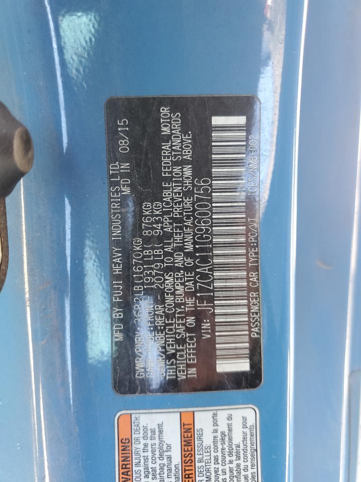 SUBARU BRZ 2.0 LIMITED