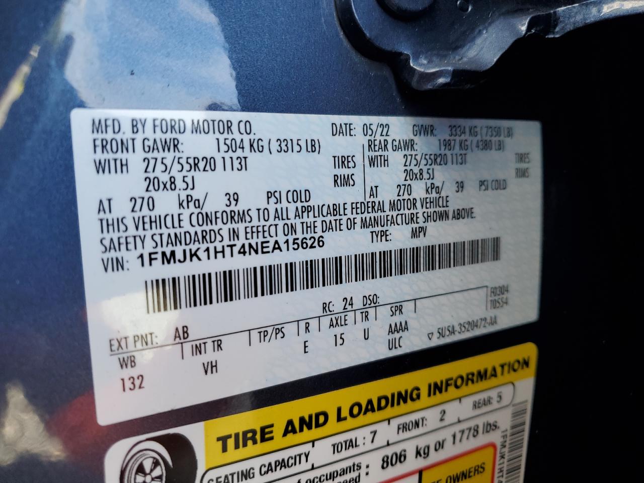 FORD EXPEDITION MAX XLT