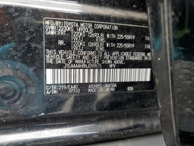 2022 TOYOTA VENZA LE #3293588426