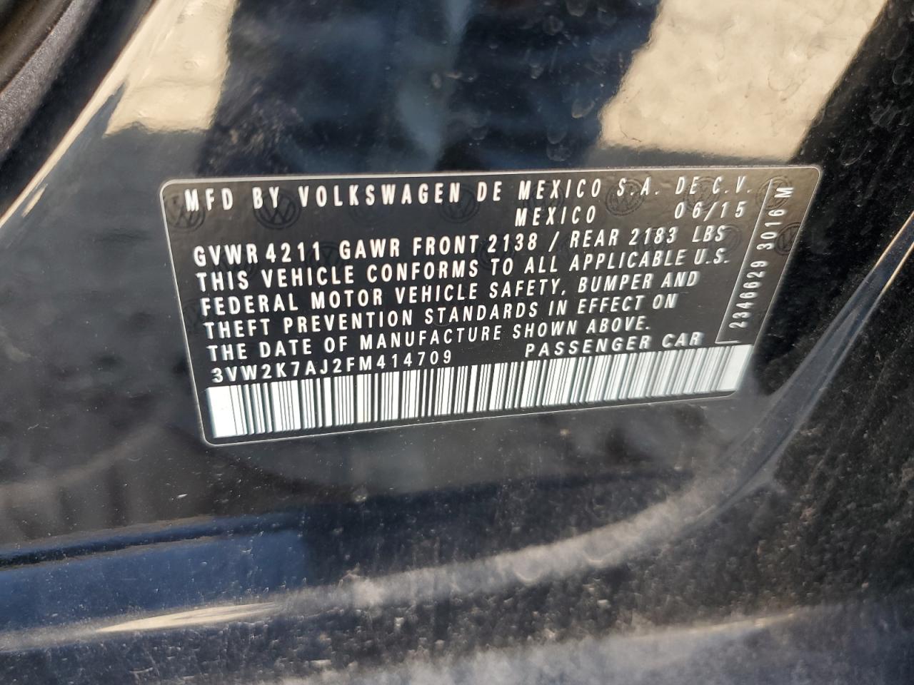 VOLKSWAGEN JETTA BASE