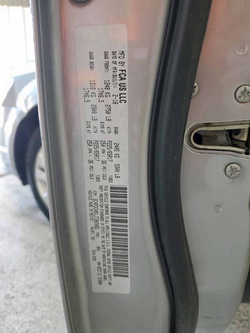 2018 DODGE JOURNEY SE 3C4PDCAB1JT302065