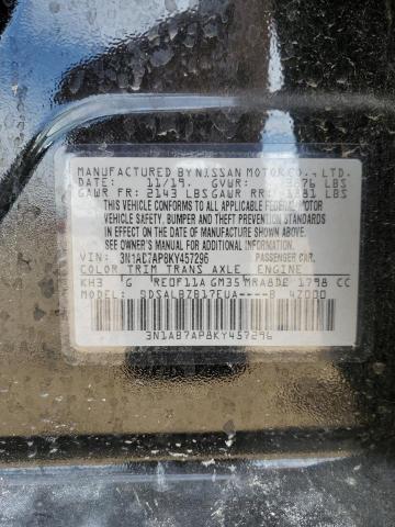 2019 NISSAN SENTRA S - 3N1AB7AP8KY457296