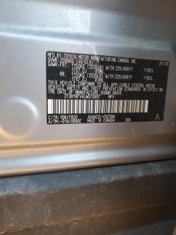 2020 TOYOTA RAV4 LE #3302735011