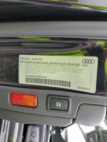 2017 AUDI A4 PREMIUM WAUGNAF43HN024451