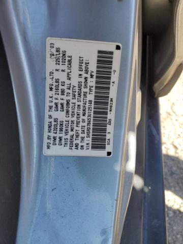 2003 HONDA CR-V LX #3262381493