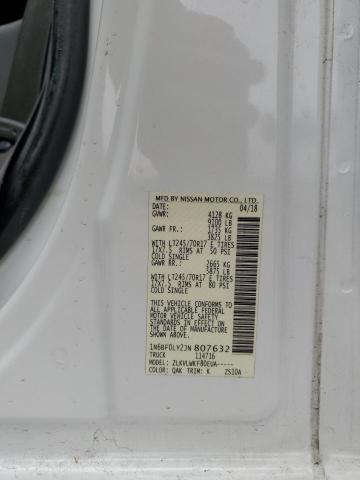 2018 NISSAN NV 2500 S #3277139933