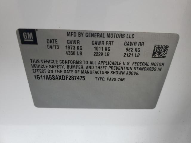 2013 CHEVROLET MALIBU LS #3315889112