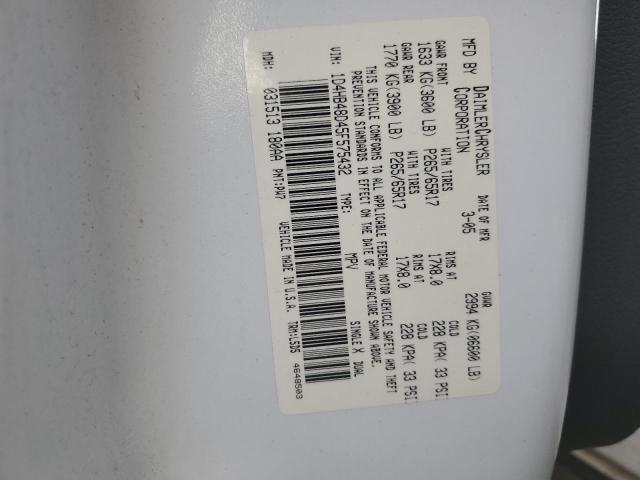 2005 DODGE DURANGO SL #3297250378