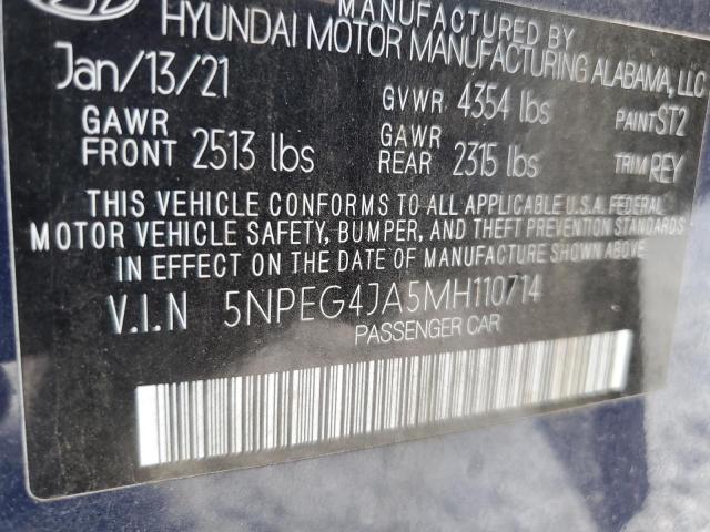 2021 HYUNDAI SONATA SE 5NPEG4JA5MH110714