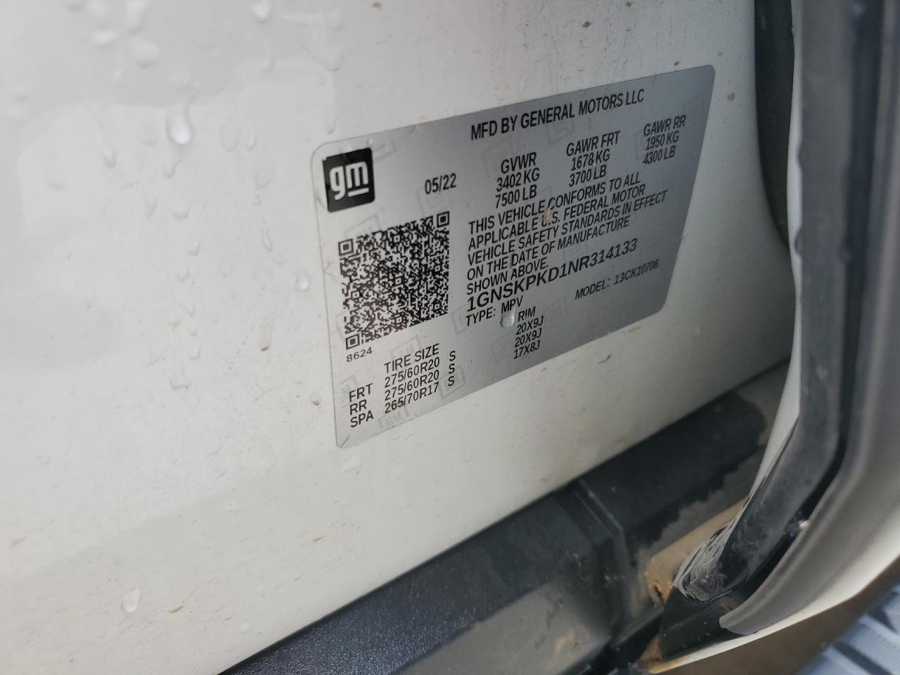 CHEVROLET TAHOE K1500 Z71